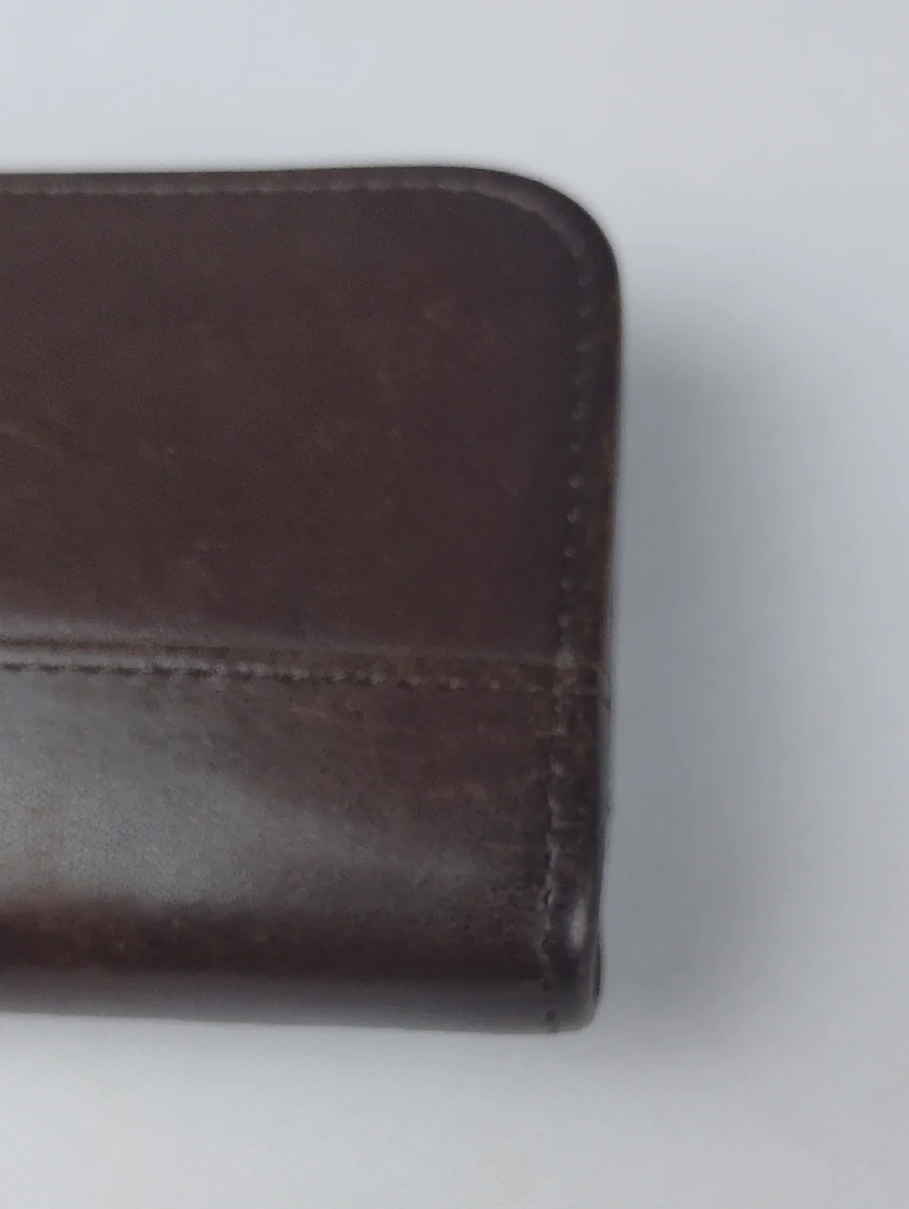 Coach Vintage Brown Leather Zip Wallet. - Picture 9 of 15